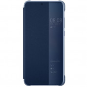 Huawei Smart View Cover - оригинален кожен калъф за Huawei P20 (син)