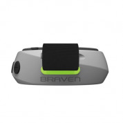 Braven 105 Active Series Bluetooth Speaker - безжичен Bluetooth спийкър със спийкърфон за мобилни устройства (сив-зелен) 5