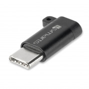 4smarts Adapter MicroUSB to USB-C - USB-C адаптер за устройства с USB-C порт (черен) 4