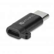 4smarts Adapter MicroUSB to USB-C - USB-C адаптер за устройства с USB-C порт (черен) 1
