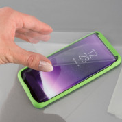 4smarts Second Glass Curved Easy-Assist - калено стъклено покритие с рамка за поставяне за Samsung Galaxy S8 (прозрачен-черен) 1