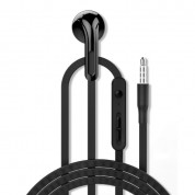 4smarts In-Ear Mono Headset TalkClip - слушалки с управление на звука и микрофон за мобилни устройства (черен)