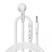 4smarts In-Ear Mono Headset TalkClip - слушалки с управление на звука и микрофон за мобилни устройства (бял)