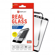 Displex Real Glass 10H Protector 3D Full Cover - калено стъклено защитно покритие за дисплея на Samsung Galaxy S9 (черен-прозрачен)
