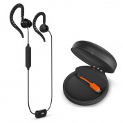 JBL Focus 700 - безжични спортни слушалки с микрофон и управление на звука за iPhone, iPod и iPad и мобилни устройства (черен)