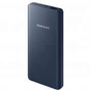 Samsung Universal Battery Pack EB-P3000CN, 10000mAh - външна батерия с MicroUSB кабел и USB-C адаптер за мобилни устройства (тъмносин) 1