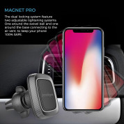 Prodigee Handsfree Magnet Pro Mount - магнитна поставка за радиатора на кола за смартфони (черен) 3