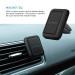 Prodigee Handsfree Magnet SQ Mount - магнитна поставка за радиатора на кола за смартфони (черен) 3