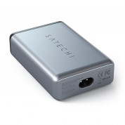 Satechi 75W Multiport Travel Charger - захранване с USB-C изход (60W), QualComm 3.0 изход и 2 x USB изхода за мобилни телефони, таблети и MacBook (сив) 2