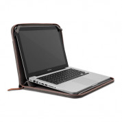 Incase Pathway Folio CL60110 Sleeve - качествен калъф за MacBook Pro Touch Bar 13, MacBook Air 13 и лаптопи до 13.3 инча (сив-кафяв) 4