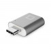 Nonda USB-C to USB-A Mini Adapter - USB-A адаптер за MacBook и компютри с USB-C порт (сив) 2