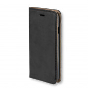 4smarts Flip Trendline Genuine Leather Case - кожен калъф (естествена кожа), тип портфейл за iPhone 8, iPhone 7 (черен)