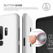 Elago Origin Case - тънък полипропиленов кейс (0.3 mm) за Samsung Galaxy S9 Plus (бял) 5