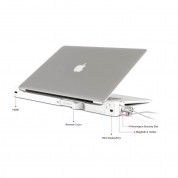 LandingZone Dock Express Retina 13 - мултифункционален хъб за зареждане и свързване на допълнителна периферия за MacBook Pro Retina 13 (бял)