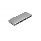 LandingZone USB-C Hub for the new MacBook Pro - мултифункционален хъб за свързване на допълнителна периферия за MacBook Pro (сив)