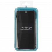 Huawei Smart View Flip Cover - оригинален кожен калъф за Huawei Honor 10 (черен) 3