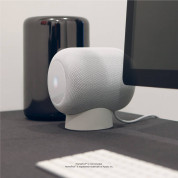 Elago HomePod Silicone Stand - силиконова поставка за Apple HomePod (бяла) 5