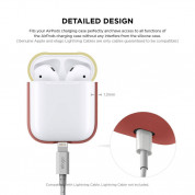 Elago Duo Silicone Case - силиконов калъф за Apple Airpods (червен) 5