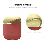 Elago Duo Silicone Case - силиконов калъф за Apple Airpods (червен) 6