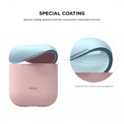 Elago Duo Silicone Case - силиконов калъф за Apple Airpods и Apple Airpods 2 (розов) 6
