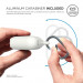 Elago Airpods Waterproof Hang Case - водоустойчив силиконов калъф с карабинер за Apple Airpods (бял) 5