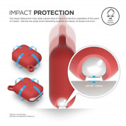 Elago Airpods Waterproof Hang Case (red) 5