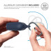 Elago Airpods Waterproof Hang Case - водоустойчив силиконов калъф с карабинер за Apple Airpods (тъмносин) 4
