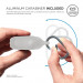 Elago Airpods Waterproof Hang Case - водоустойчив силиконов калъф с карабинер за Apple Airpods (фосфорисциращ) 5