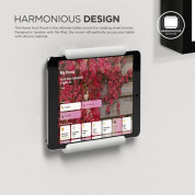 Elago Home Hub Mount - силиконова поставка, прикрепяща се към стената за iPad Pro, iPad Air, iPad и iPad mini (бяла) 1