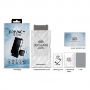 Eiger Privacy 3D Tempered Glass - калено стъклено защитно покритие с извити ръбове и определен ъгъл на виждане за целия дисплея на Samsung Galaxy S9 4