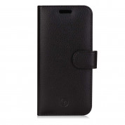 Redneck Prima Folio - кожен калъф, тип портфейл и поставка за Huawei P20 Lite (черен)