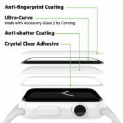 Belkin ScreenForce UltraCurve Screen Protector - калено стъклено защитно покритие с извити ръбове за целия дисплея на Apple Watch (42мм) (черен-прозрачен) 3