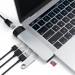 Satechi USB-C Pro USB Hub HDMI 4K & Ethernet - мултифункционален хъб за свързване на допълнителна периферия за MacBook (сребрист) 3