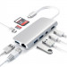 Satechi USB-C Multimedia Adapter - мултифункционален хъб за свързване на допълнителна периферия за MacBook Pro (сребрист) 3