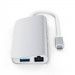 Satechi USB-C Multimedia Adapter - мултифункционален хъб за свързване на допълнителна периферия за MacBook Pro (сребрист) 5