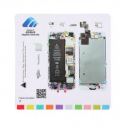 Magnetic iPhone 5 Screw Mat - магнитна дъска за организиране на ремонта на iPhone 5