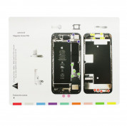 Magnetic iPhone 8 Screw Mat - магнитна дъска за организиране на ремонта на iPhone 8