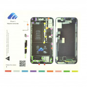 Magnetic iPhone X Screw Mat - магнитна дъска за организиране на ремонта на iPhone X