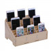 Multifunctional Mobile Phone Repair Wooden Tool Box - дървена кутия с 24 слота за организиране на смартофни и части (кафяв) 2