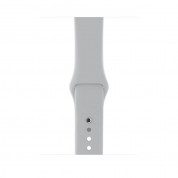 Apple Sport Band S/M & M/L - оригинална силиконова каишка за Apple Watch 42мм, 44мм (бледосив) (Apple Box) 1