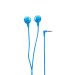 Sony MDR-EX15AP In-Ear Headphones - слушалки с микрофон за мобилни устройства (син) 2