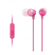 Sony MDR-EX15AP In-Ear Headphones - слушалки с микрофон за мобилни устройства (розов)