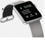 Apple Pearl Band - оригинална текстилна каишка за Apple Watch 38мм, 40мм (сив) (reconditioned) (Apple Box) 5