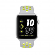 Apple Watch Nike+ Sport Band - S/M & M/L 38mm, 40mm (gray-yellow) (reconditioned) (Apple Box) 2