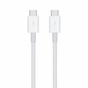Apple Thunderbolt 3 Cable - тъндърболт 3 (USB-C) кабел за Apple продукти (0.8 m) (бял)