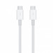 Apple Thunderbolt 3 Cable - тъндърболт 3 (USB-C) кабел за Apple продукти (0.8 m) (бял) 1