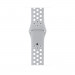 Apple Watch Nike+ Sport Band - оригинална силиконова каишка за Apple Watch 38мм, 40мм (сив-бял) (reconditioned) (Apple Box) 4