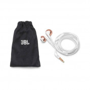 JBL T205 Earbud Headphones - слушалки с микрофон за мобилни устройства (бял-розово злато) 3