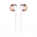 JBL T205 Earbud Headphones - слушалки с микрофон за мобилни устройства (бял-розово злато) 2