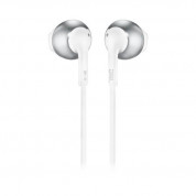 JBL Tune T205 Wireless Earbud Headphones (white/silver) 1